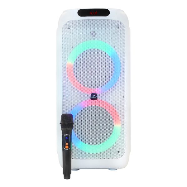 9569 - Flaming Power Bass 10" White