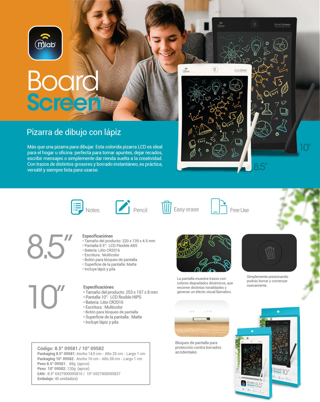 9582 – Board Screen 10″