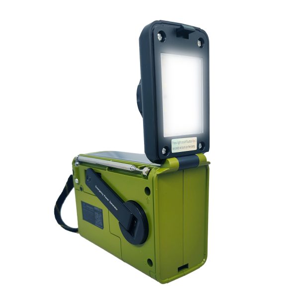 9586 - Radio Emergency Alert Incident Rechargeable Dinamo Solar / Green - Image 3