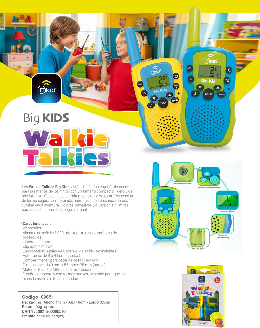 9651 – Walkie-Talkies Big Kids