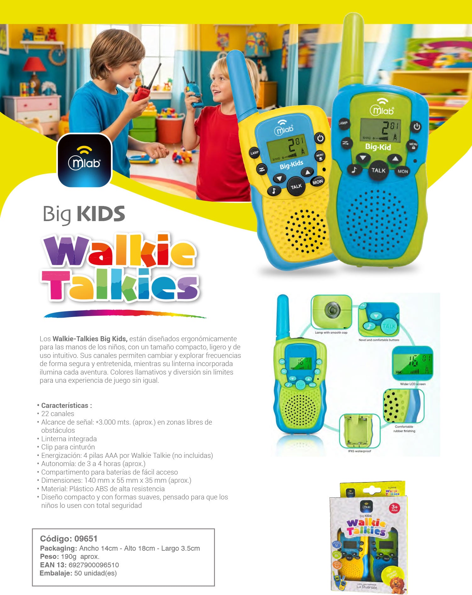 9651 – Walkie-Talkies Big Kids