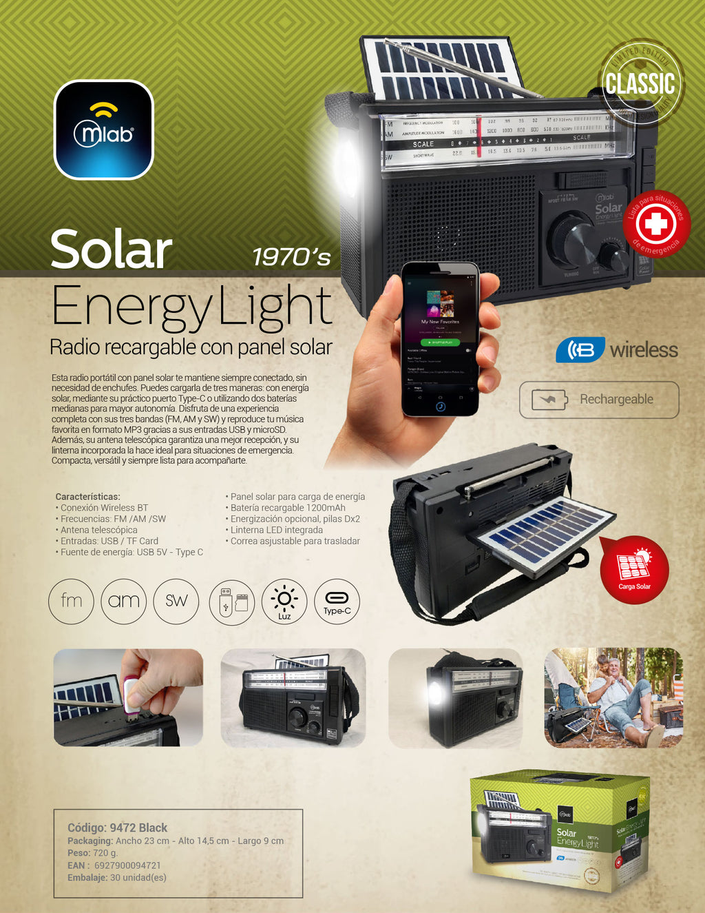9472 – Solar EnergyLight 1970´s