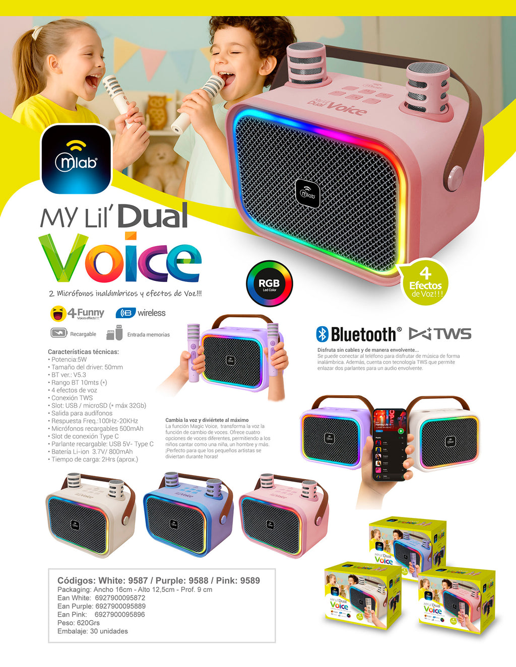 9589 – My Lil Dual Voice – Pink
