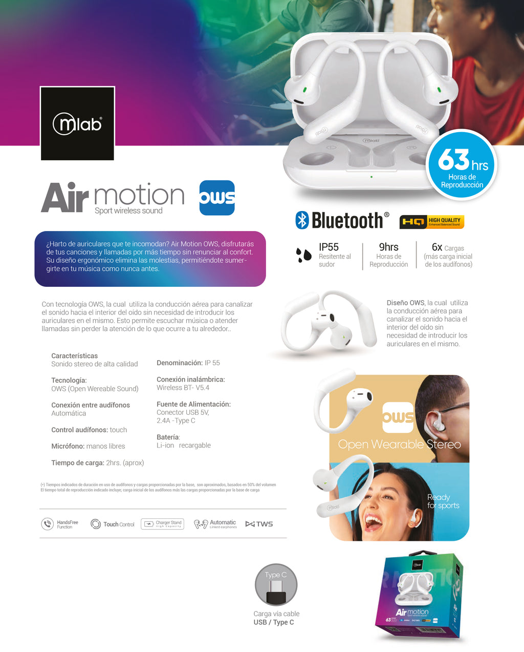 9366 – Air motion Sport wireless sound