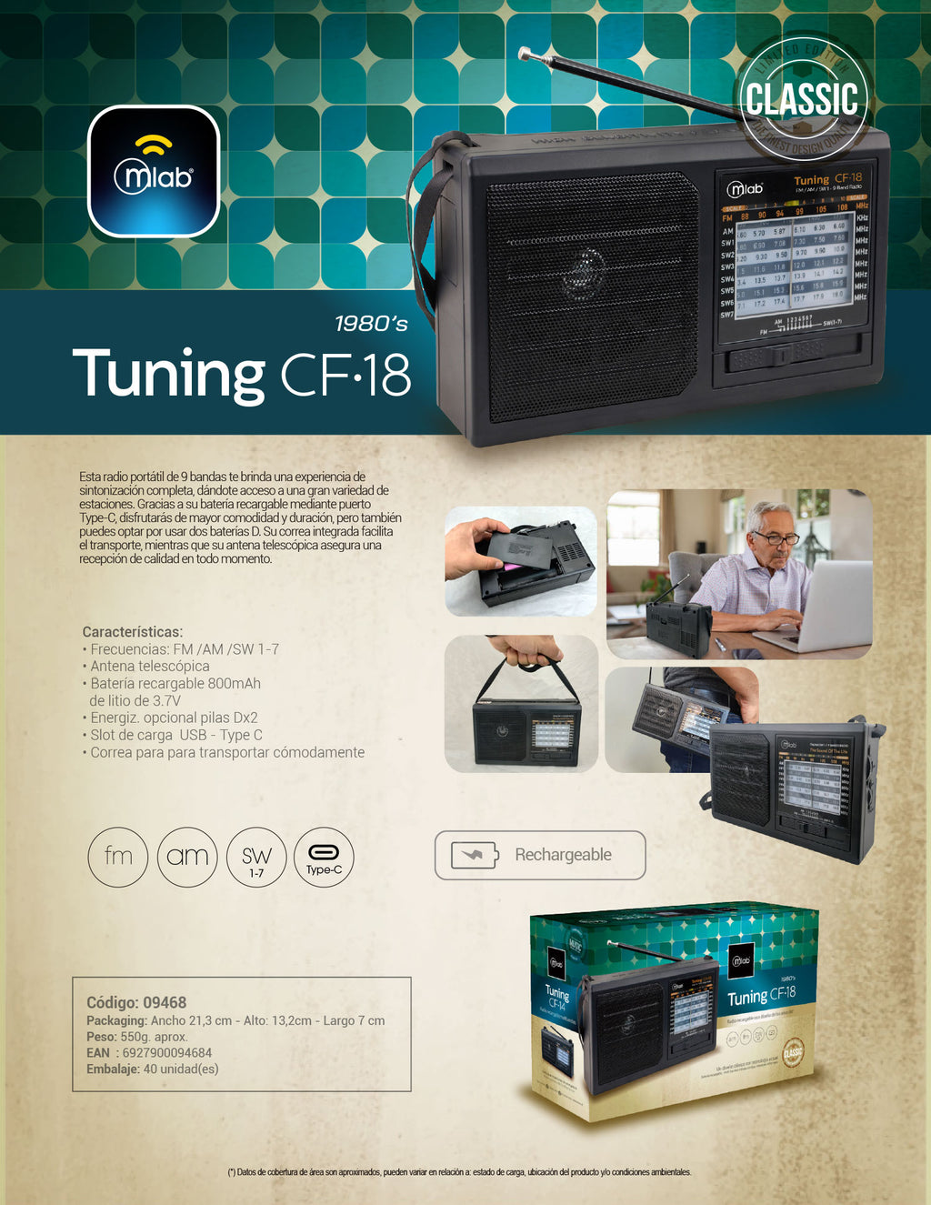 9468 – Tuning CF·18 1980,s